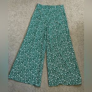 Floral flowy pants